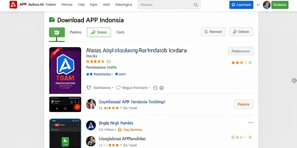 Leaderboard yang memunculkan para pemain terbaik.