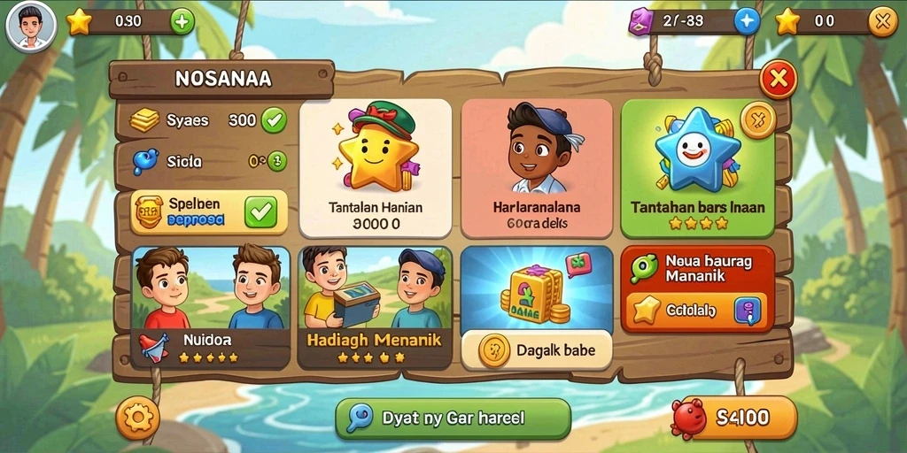 Tangkapan layar fitur multiplayer dengan teman-teman.