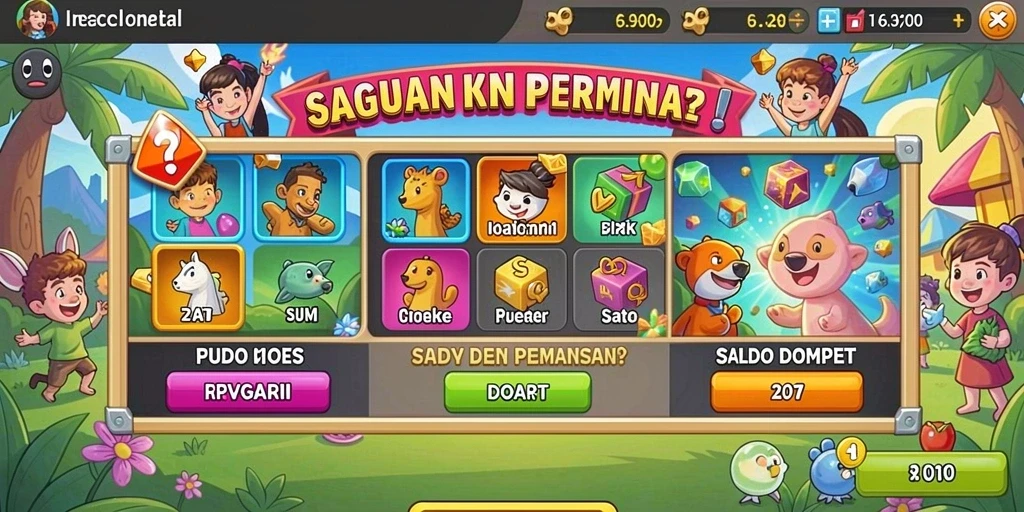Tangkapan layar memperlihatkan mode permainan dengan tantangan harian.