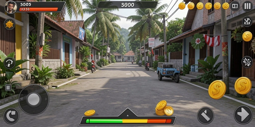 Tantangan level yang semakin menarik dan seru.